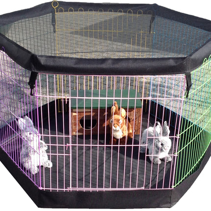 Bodenabdeckung für Drahtzaun Schwarz