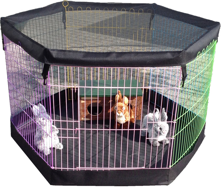 Bodenabdeckung für Drahtzaun Schwarz