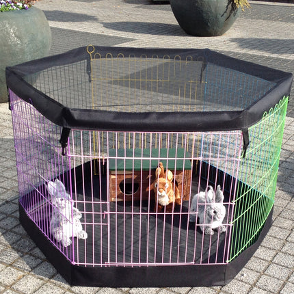 Bodenabdeckung für Drahtzaun Schwarz