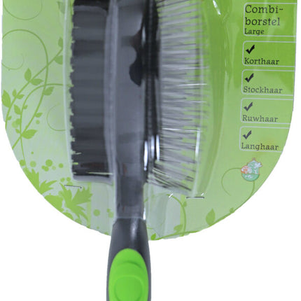 AnimalstoreXL Borstel Combi 2-Zijdig Large Hond