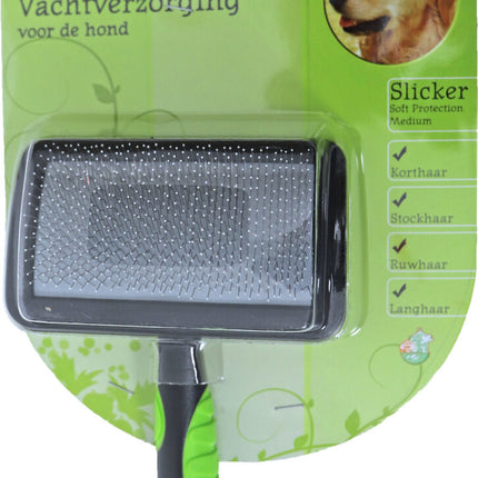 AnimalstoreXL Borstel Slicker Soft Medium Hond