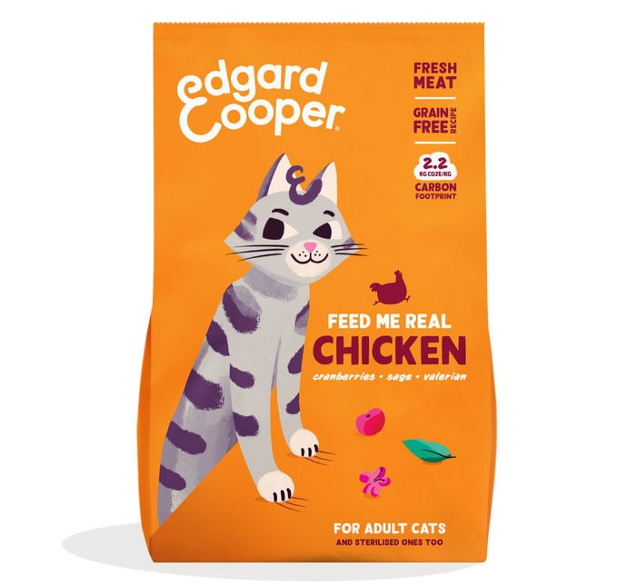 Edgard &amp; Cooper Chunk Adult Cat Freilandhuhn getreidefrei