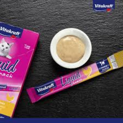 Kat Flüssiger Snack Huhn & Taurin 6 Stück