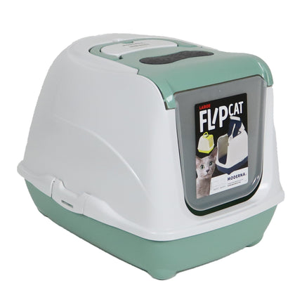 AnimalstoreXL Kattentoilet Flipcat Mint Green 50cm