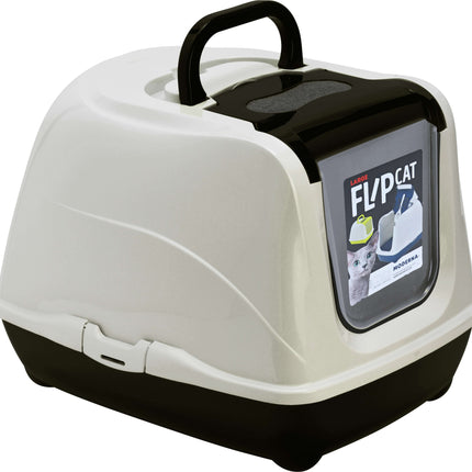 AnimalstoreXL Moderna Kattentoilet Flipcat Zwart 50cm