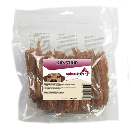 AnimalstoreXL Kip-strip 500g