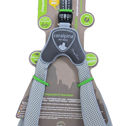 AnimalstoreXL Cinquetorri grijs harnas voor honden