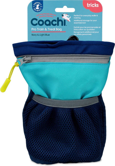 AnimalstoreXL Coachi Train en Treat Bag Pro Navy en L.Blue