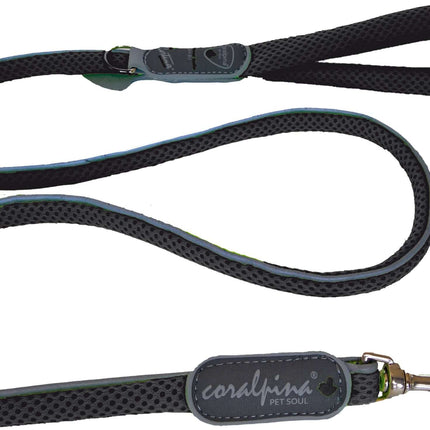 AnimalstoreXL Coralpina Leash Cinquet. Zwart 1.8 110cm