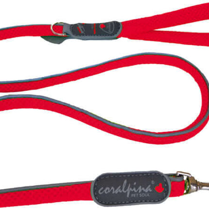 AnimalstoreXL Coralpina Leash Cinquet. Rood 1.8 110cm