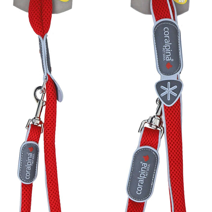 AnimalstoreXL Coralpina Leash Cinquet. Rood 1.8 110cm