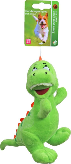 AnimalstoreXL Dino Pluche Groen met piep 15cm
