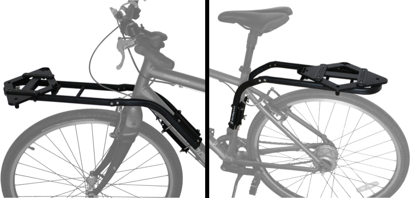 AnimalstoreXL Doggyride Britch Front- Rearrack met Basket Adapter voor je fiets