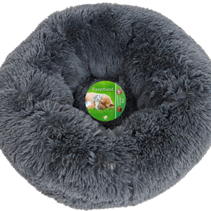 AnimalstoreXL Donut Supersoft Donkergrijs 50cm