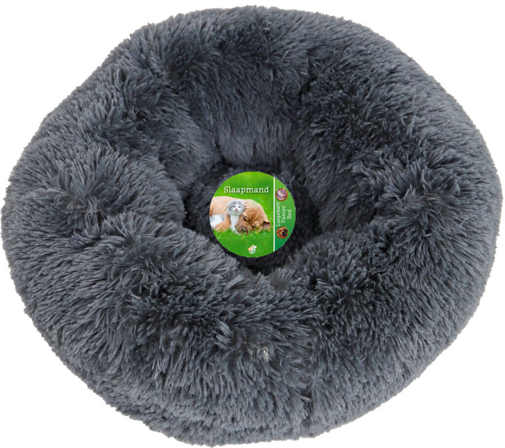 AnimalstoreXL Donut Supersoft Donkergrijs 50cm