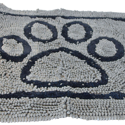 AnimalstoreXL Droogloopmat Medium Grijs+Poot 76X53cm