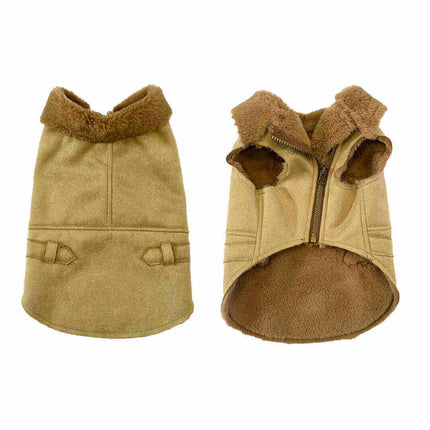 AnimalstoreXL Duvoplus - Hondenjas Stylish - XS 30cm Beige