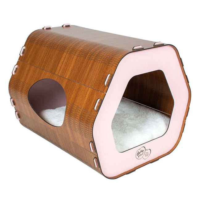 AnimalstoreXL Duvoplus - Kattenhuis MDF - 36x40x34cm Roze
