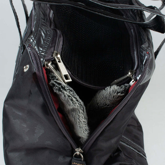 AnimalstoreXL Duvoplus - Paris Pet Bag Sporty - 39x19x26cm max 5kg Zwart