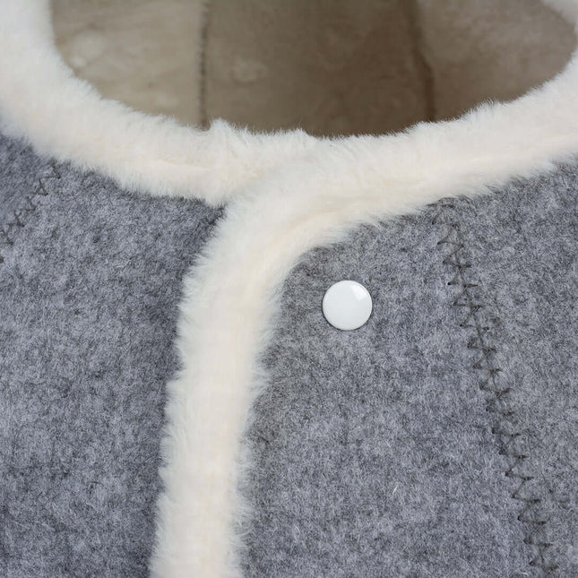 AnimalstoreXL Duvoplus Kattenhuis Jane 42x39x42cm Grijs/Wit