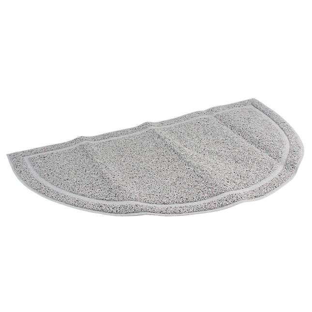 AnimalstoreXL Duvoplus Kattenbakmat Halfrond Grijs