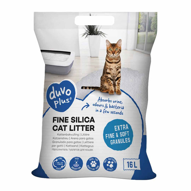 Duvoplus Premium Feines Silica Katzenstreu 5L