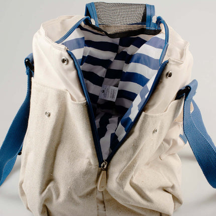 AnimalstoreXL Duvoplus Saint-Tropez Pet Bag 2-In-1 34x22x33cm max 6kg Beige