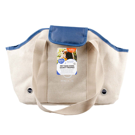 AnimalstoreXL Duvoplus Saint-Tropez Pet Bag Chic 37x22x28cm max 4kg Beige