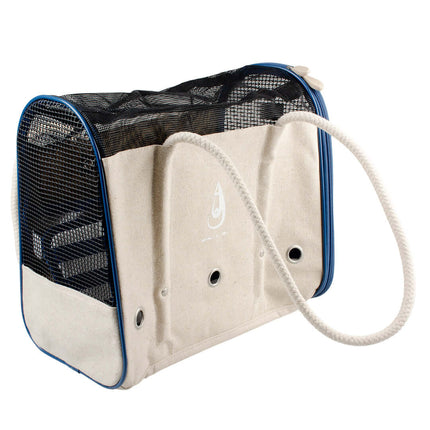 AnimalstoreXL Duvoplus Saint-Tropez Transport Bag 41x22x32cm max 7kg Beige