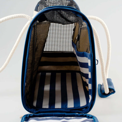 AnimalstoreXL Duvoplus Saint-Tropez Transport Bag 41x22x32cm max 7kg Beige