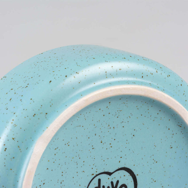 AnimalstoreXL Duvoplus - Eetkom Stone Speckle 750ml - M 15,5x15,5x6,5cm Turquoise