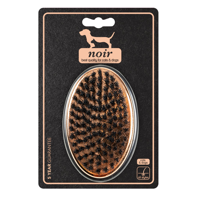 Ebi Noir Ergonomische Weiche - Slickerbürste 11x7x9,5cm