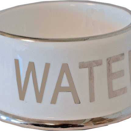 Fressnapf Stein Hund Futter Weiß/Silber 18cm - Wasser Weiß/Silber 18cm