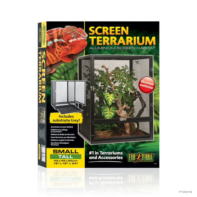 AnimalstoreXL Exo Terra Aluminium Gaas Terrarium 45x45x60cm