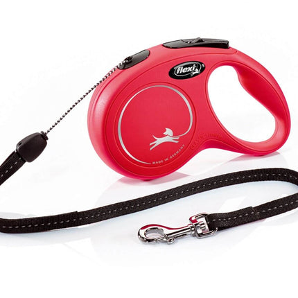 AnimalstoreXL Flexi Rollijn Classic Cord S Rood 5 meter