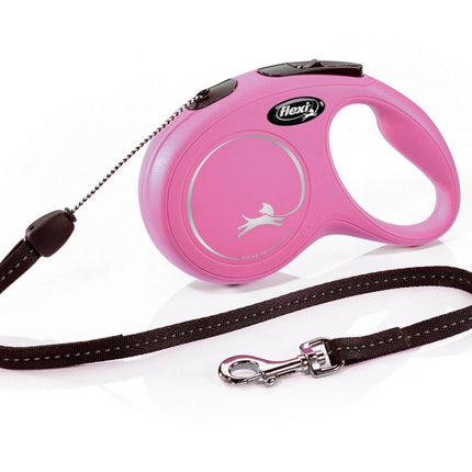 AnimalstoreXL Flexi Rollijn Classic Cord S Roze 5 meter