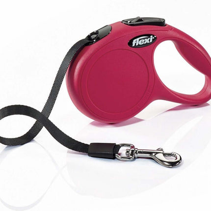 AnimalstoreXL Flexi Rollijn Classic Tape XS Rood 3 meter