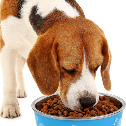 Fressnapf Edelstahl Katze Hellblau mit Fisch 11cm