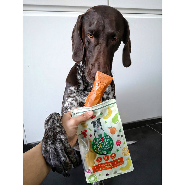 AnimalstoreXL Garden Bites Fruity Tonya Toothpaste 7,8cm 18st