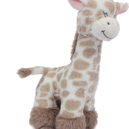 Giraffe Plüsch stehend mit Quietscher 20cm