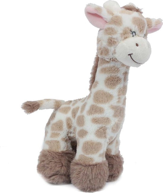 Giraffe Plüsch stehend mit Quietscher 20cm