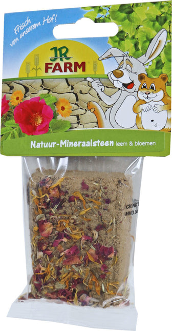 AnimalstoreXL Knaagsteen Leem/Bloemen 100g