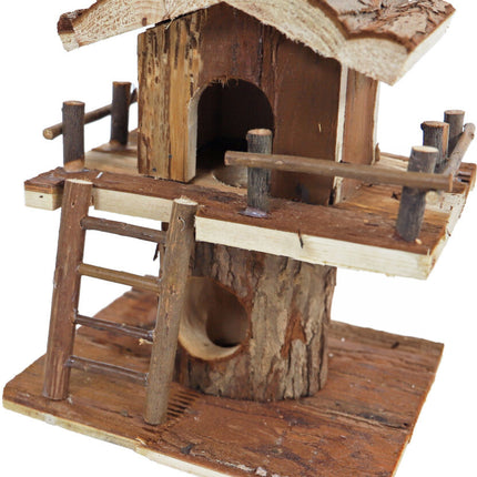AnimalstoreXL Hamsterhuis Natural Boomhut 22cm