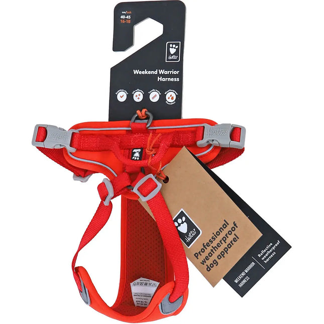 AnimalstoreXL Hurtta hondentuig Weekend Warrior eco rood