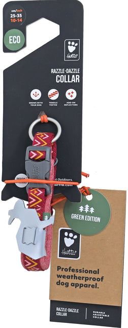 AnimalstoreXL Hurtta Collar Razzle Dazzle Beetroot 25-35cm