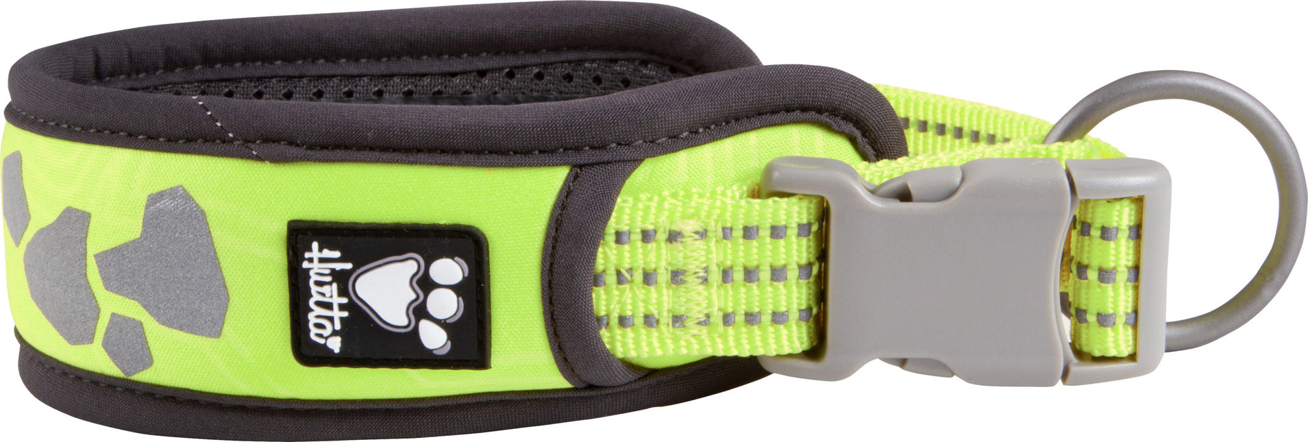 AnimalstoreXL Hurtta Collar War Warrior Neon Lemon 25-35cm