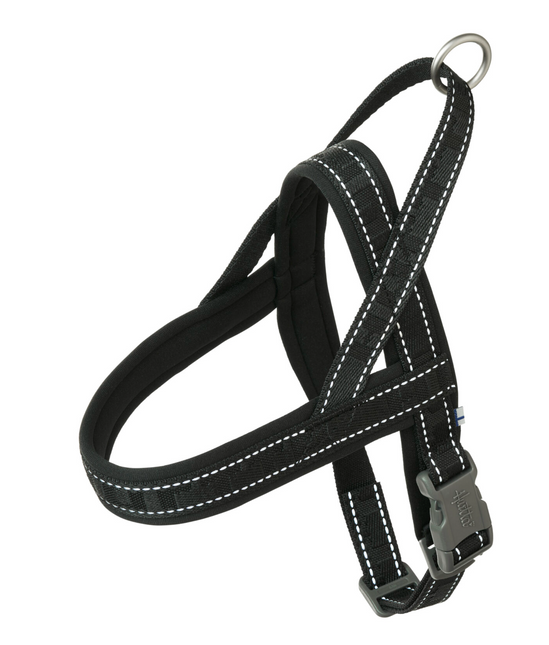 Hurtta Geschirr Casual-Y Eco Schwarz 60-70cm