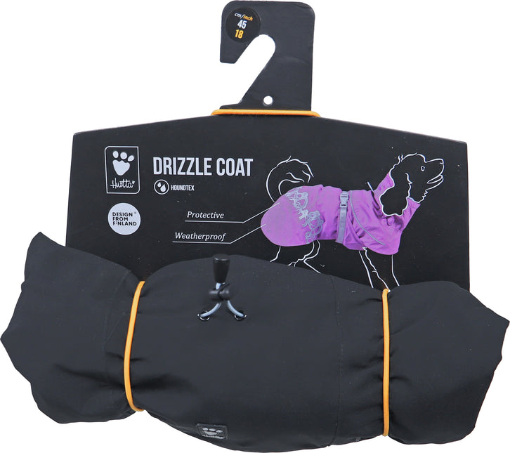 AnimalstoreXL Hurtta Hondenjas Drizzle Coat Raven