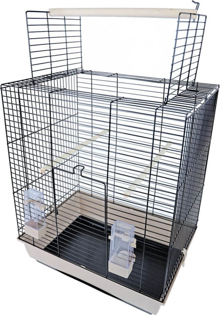 AnimalstoreXL Interzoo Vogelkooi Big Ara Zwart Beige