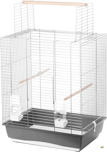 AnimalstoreXL Interzoo Vogelkooi Big Ara Zilver Grijs